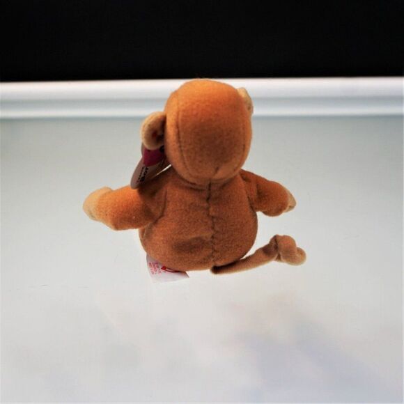 Ty Teenie Beanie Babies Bongo The Monkey 1993 McDonalds Happy Meal Toy - Picture 7 of 9